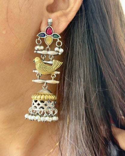 CHARVI DUAL TONE JHUMKA