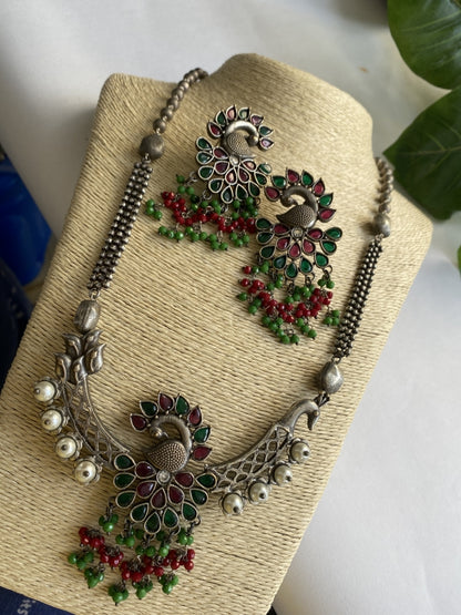 UJJAINI STONE NECKLACE SET