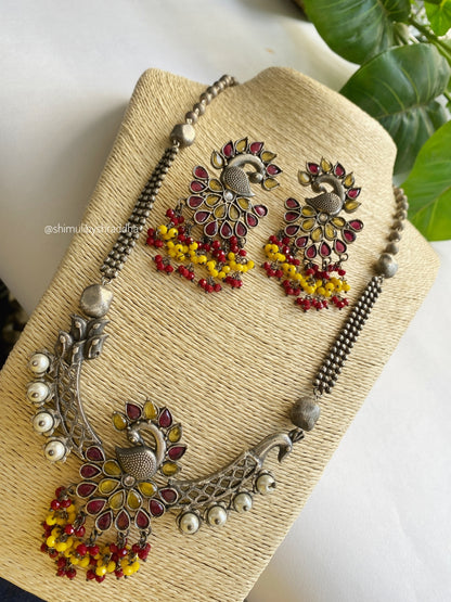 UJJAINI STONE NECKLACE SET