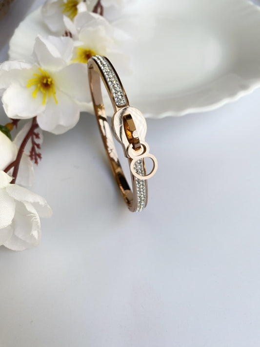 AYLA BAND BRACELET-ROSE GOLD