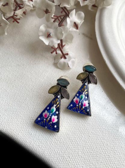 MEENAKARI STUD EARRINGS