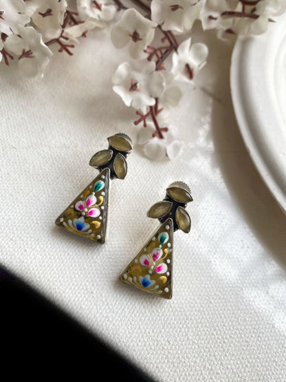 MEENAKARI STUD EARRINGS