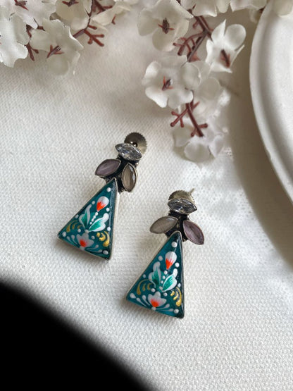 MEENAKARI STUD EARRINGS