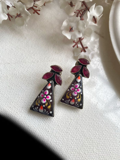 MEENAKARI STUD EARRINGS