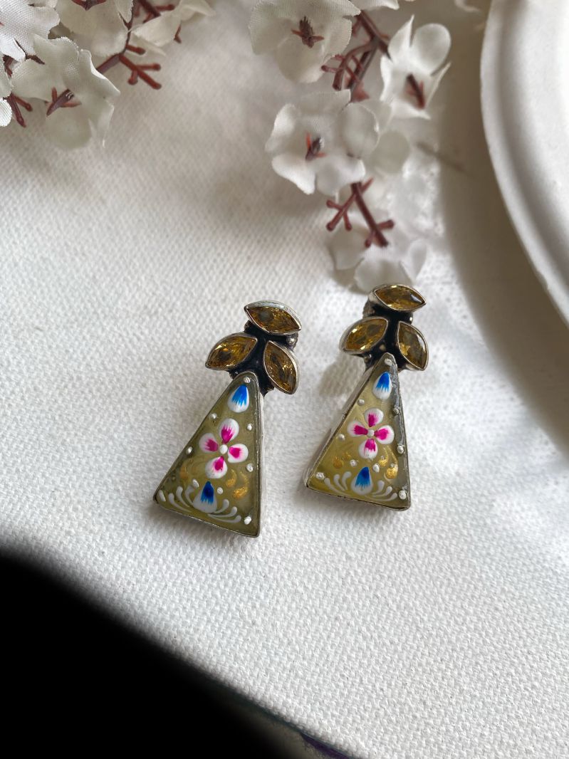 MEENAKARI STUD EARRINGS