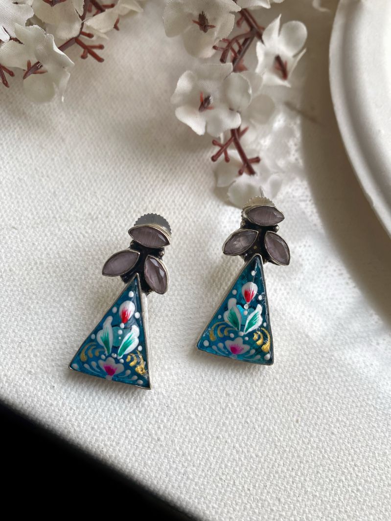 MEENAKARI STUD EARRINGS