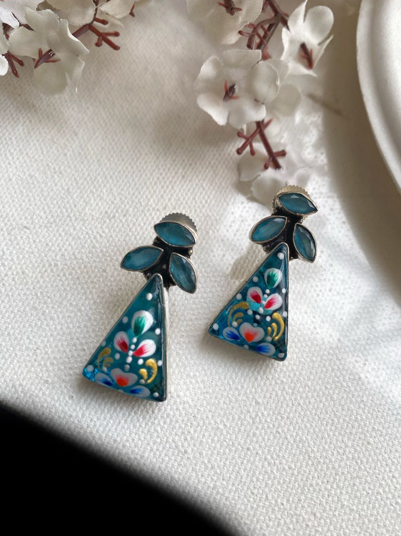 MEENAKARI STUD EARRINGS