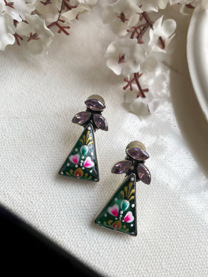 MEENAKARI STUD EARRINGS