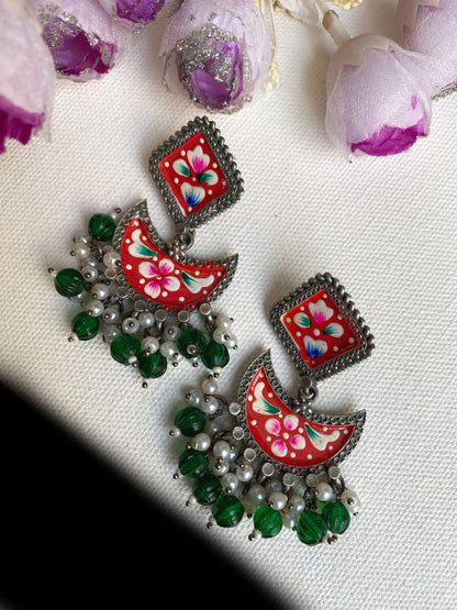 DAMINI MEENAKARI EARRINGS