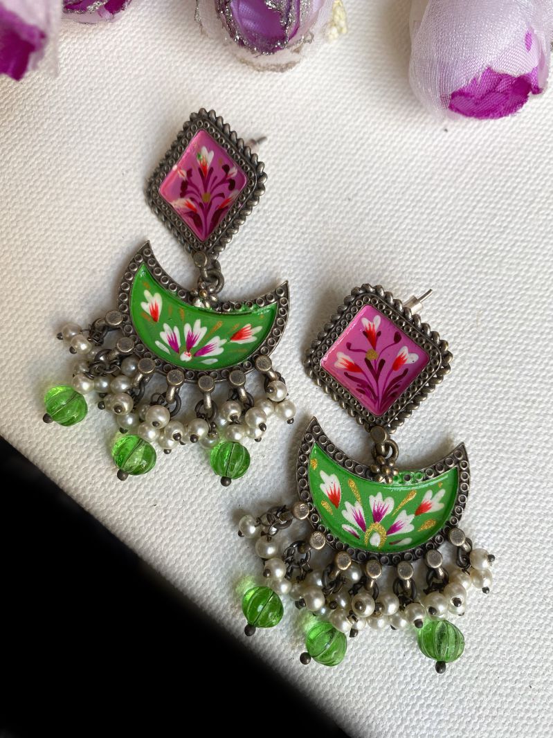 DAMINI MEENAKARI EARRINGS