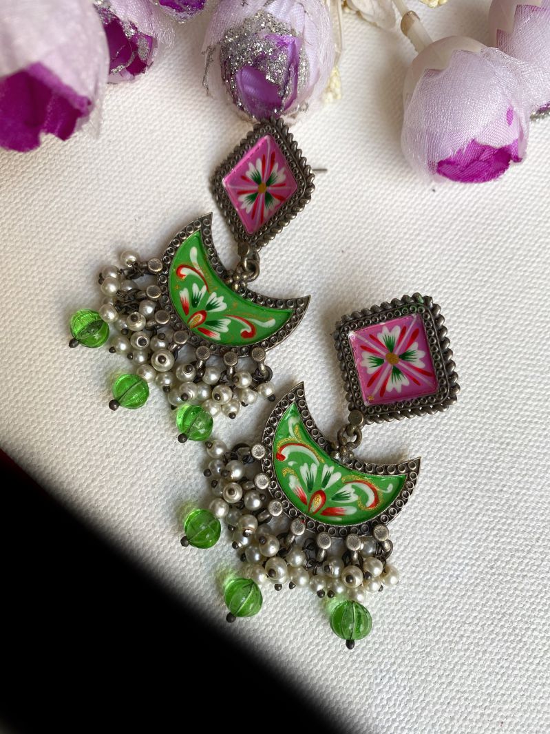 DAMINI MEENAKARI EARRINGS