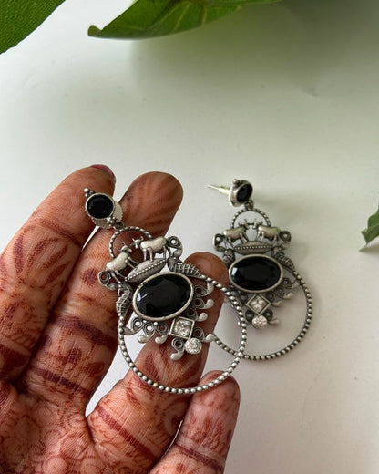 GAMINI STONE EARRINGS