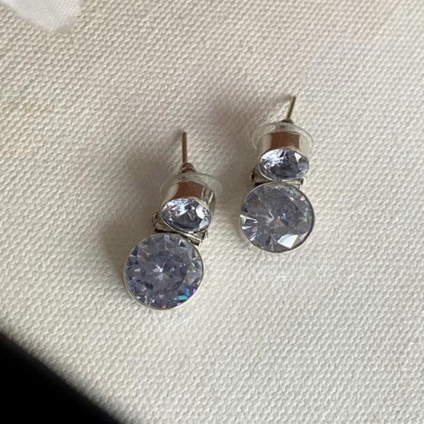 GERMAN SILVER STUD EARRINGS