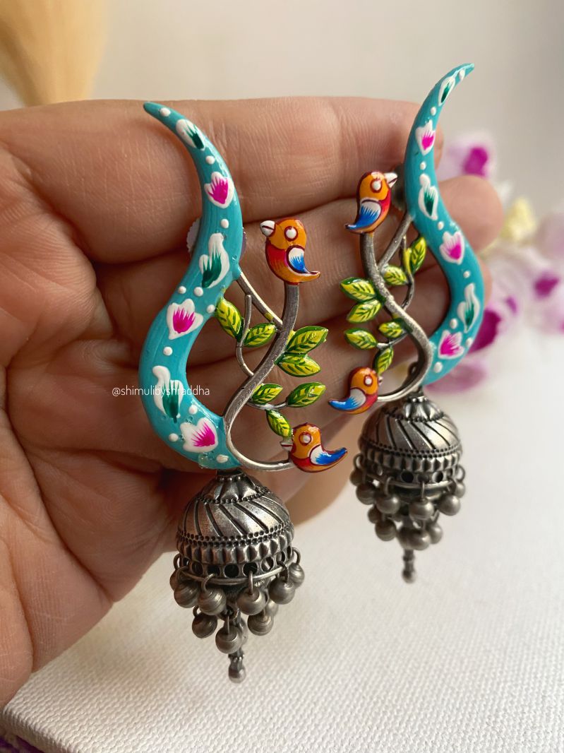 KADAMBARI MEENAKARI JHUMKA