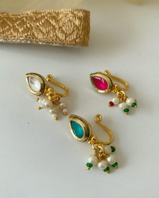 KUNDAN CLIP ONS