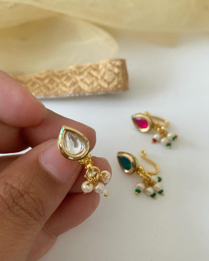 KUNDAN CLIP ONS