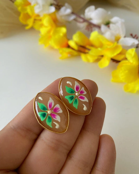 MEENAKARI STUD EARRINGS