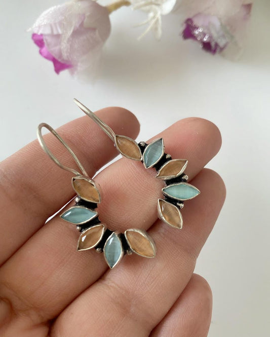 GERMAN SILVER HOOK EARRINGS