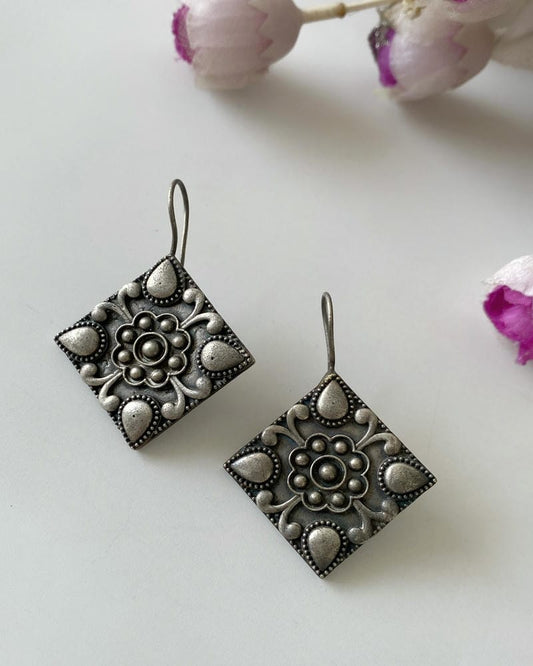 SILVERLOOKALIKE EARRINGS