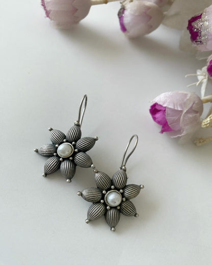 SILVERLOOKALIKE EARRINGS