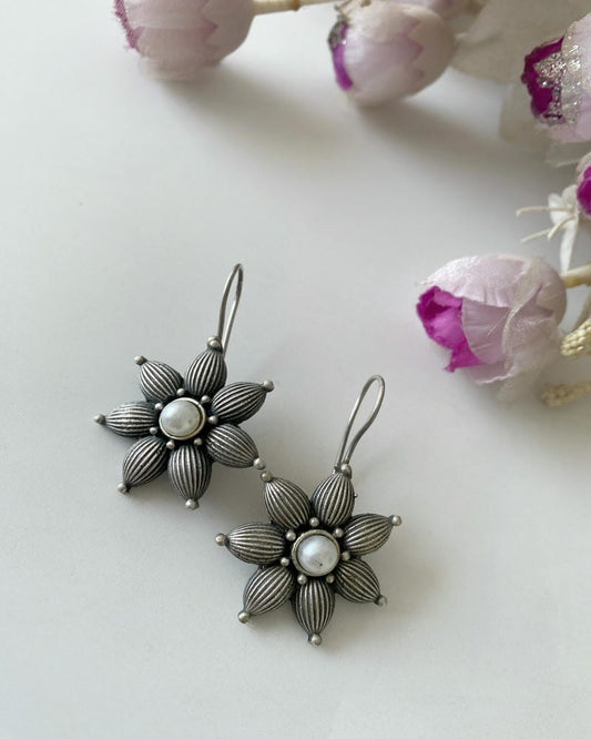 SILVERLOOKALIKE EARRINGS