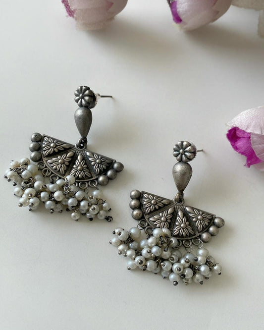 SILVERLOOKALIKE EARRINGS