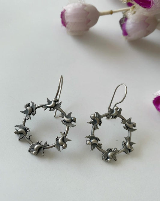 SILVERLOOKALIKE EARRINGS