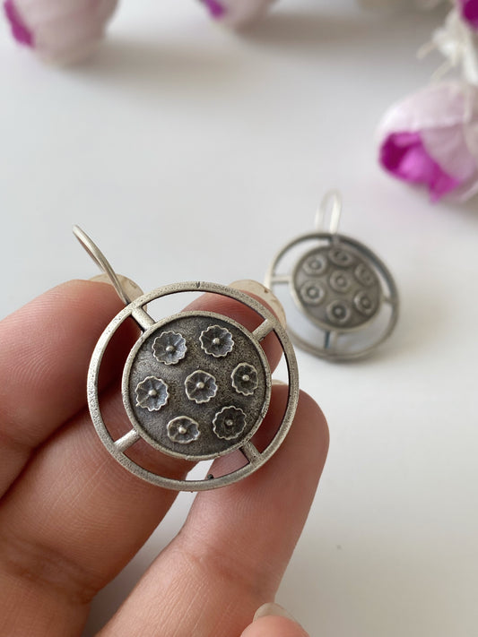 SILVERLOOKALIKE EARRINGS