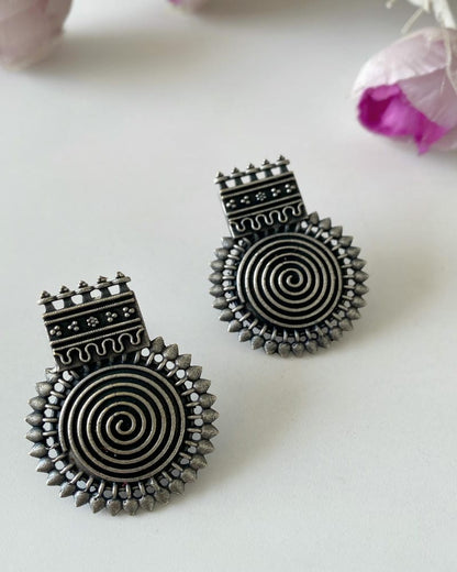 SILVERLOOKALIKE EARRINGS