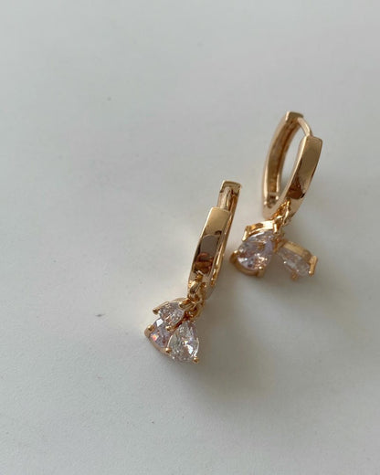 TEAR DROP MINI HOOPS