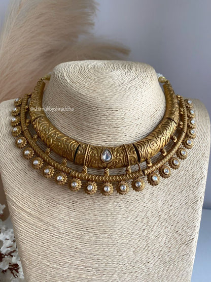 MALVIKA RAJWADI NECKLACE SET