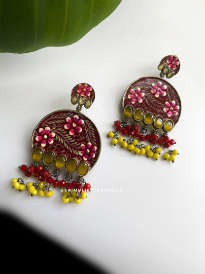 DHRITI MEENAKARI EARRINGS