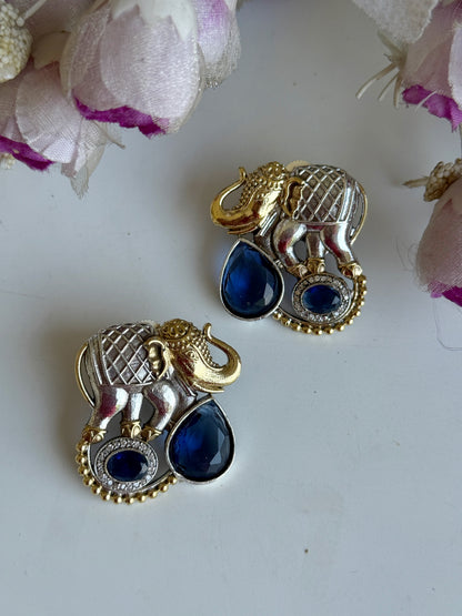 GAMINI DUAL TONE EARRINGS